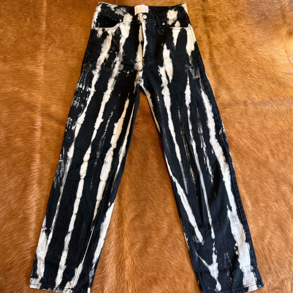 Black and white Revice denim